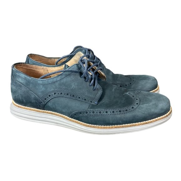 Cole Haan Other - Cole Haan Original Grand Suede Wingtip Oxford Shoe